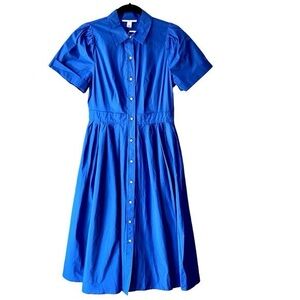 🎯👗 Target for ALEXIS Blue Vintage 50s Shirtdress | Plus Size 3X | NWT